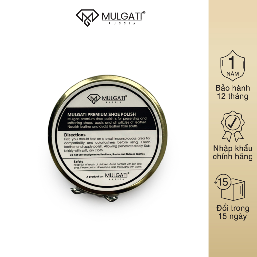 Xi Đánh Giày Làm Bóng Và Giữ Màu Giày Da - MULGATI