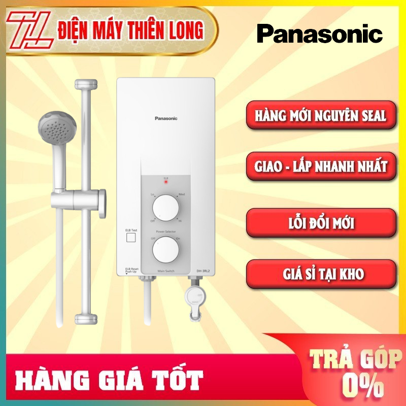 DH-3RL2VH - Miễn Phí Công Lắp Đặt - Máy nước nóng trực tiếp Panasonic 3500W 3RL2VH - GIAO MIỄN PHÍ TP.HCM