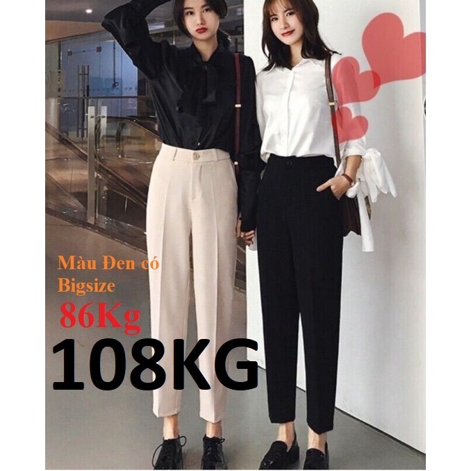 Quần Tây 2 Ly Cơ bản có Bigsize 108KG, vải tuyết mưa cao cấp