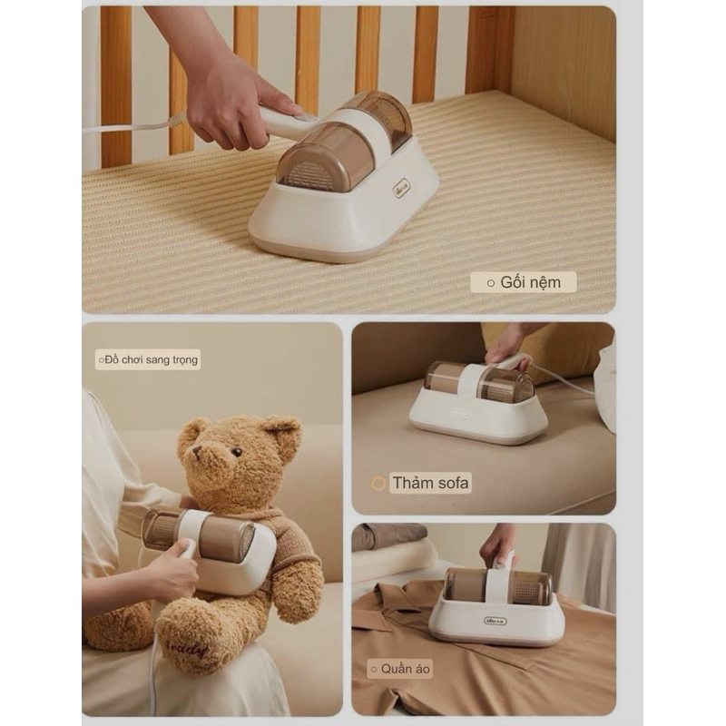 CHÍNH HÃNG - MÁY HÚT BỤI GIƯỜNG NỆM ĐA NĂNG BEAR - BẢO HÀNH 12 THÁNG