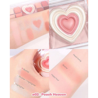Phấn mắt Peripera All Take Mood Like Palette trái tim