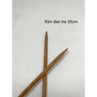1 đôi kim đan tre dài 25cm