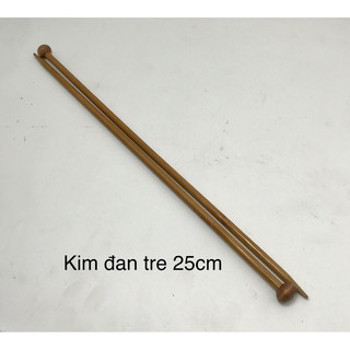 1 đôi kim đan tre dài 25cm