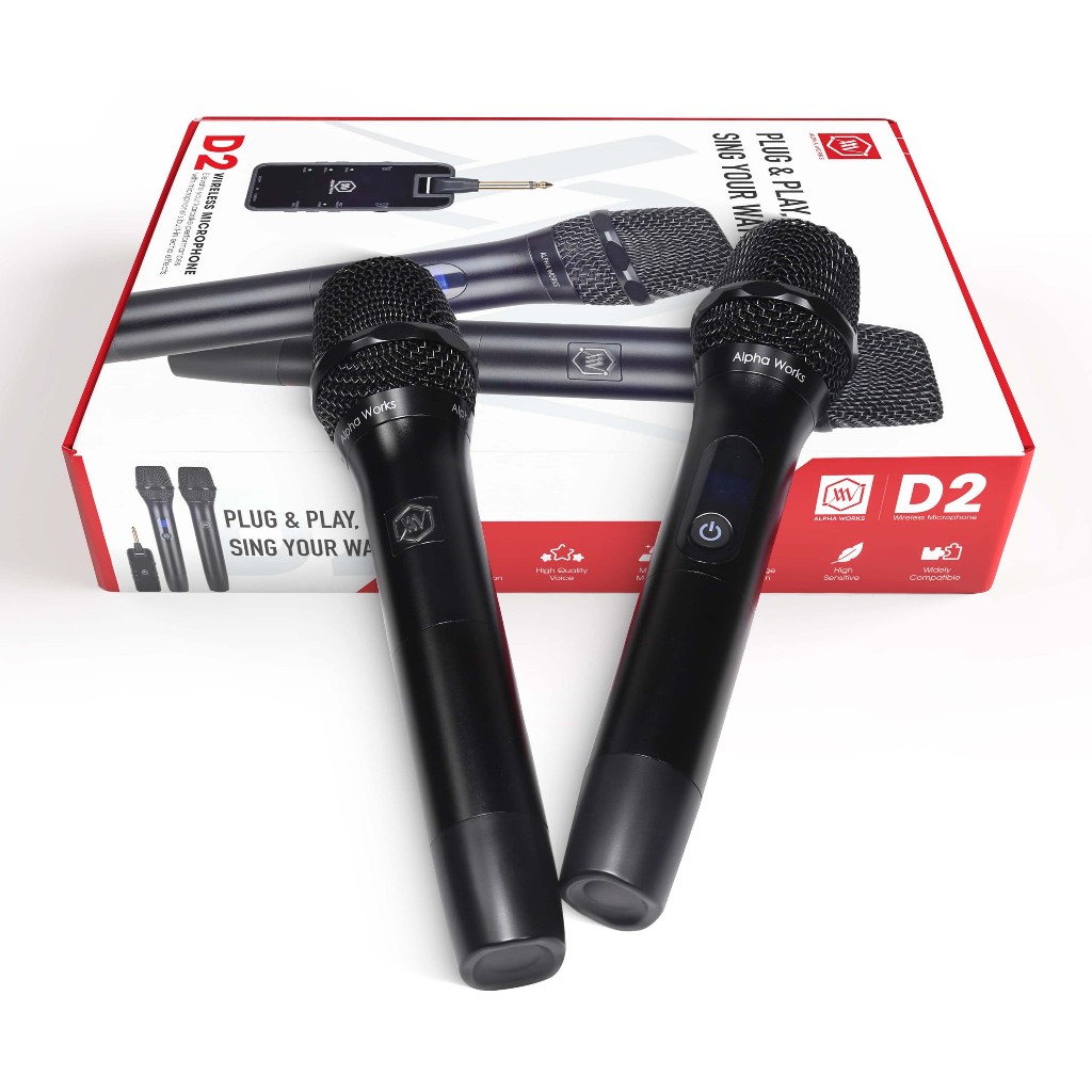 Micro không dây Alpha Works D2 Chính hãng Bảo hành 12 tháng của PGI