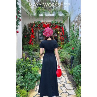Đầm thắt dây chéo lưng Cross Back Dress Maxy Workshop