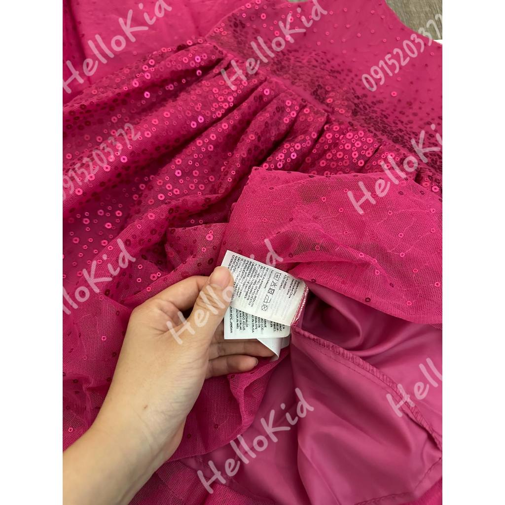 Váy  tuller sequin sao lấp lánh bé gái
