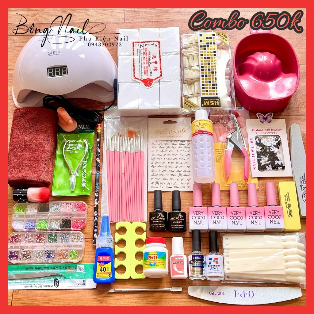 Conbo làm nail cá nhân cơ bản