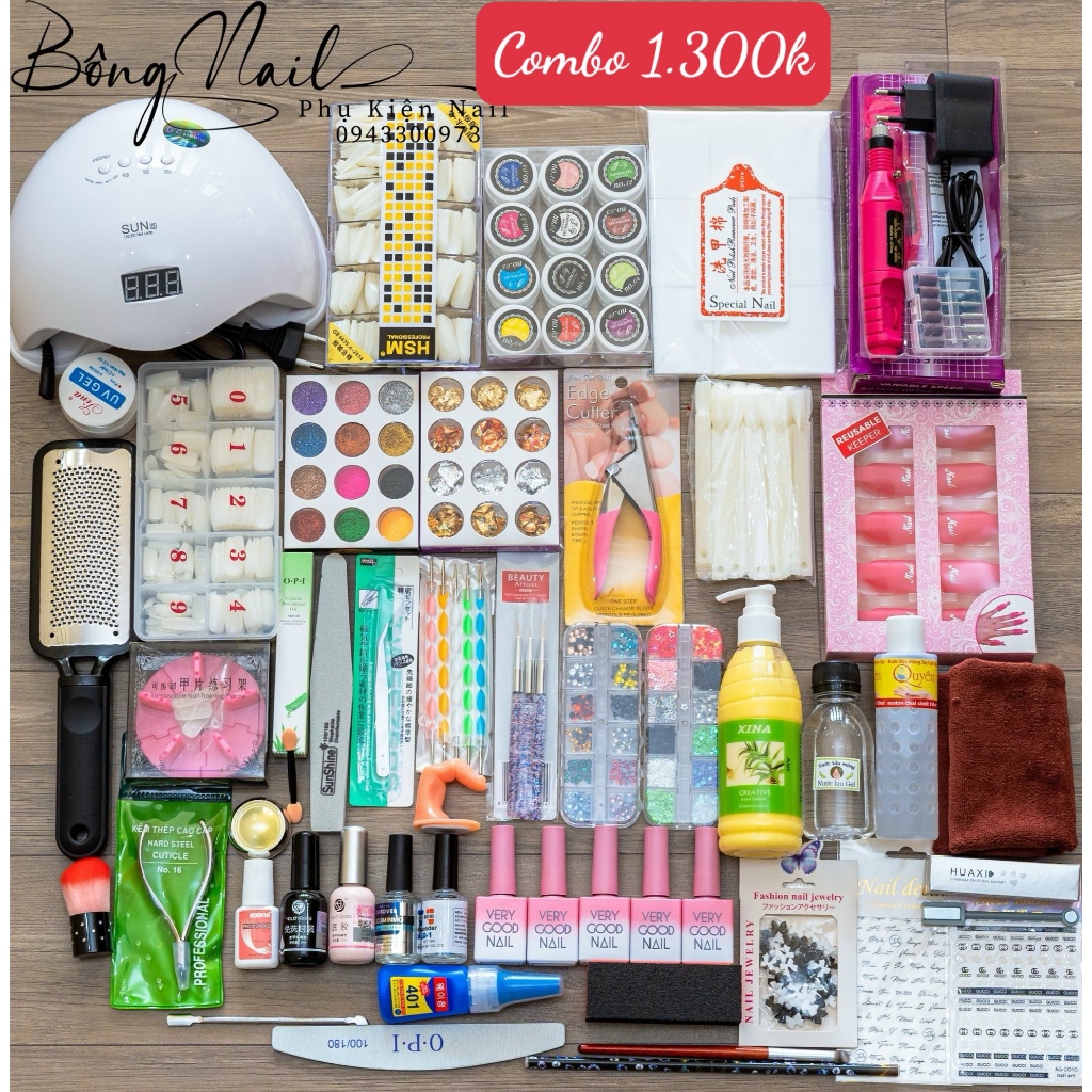Combo nail cơ bản cho học viên và làm tại nhà