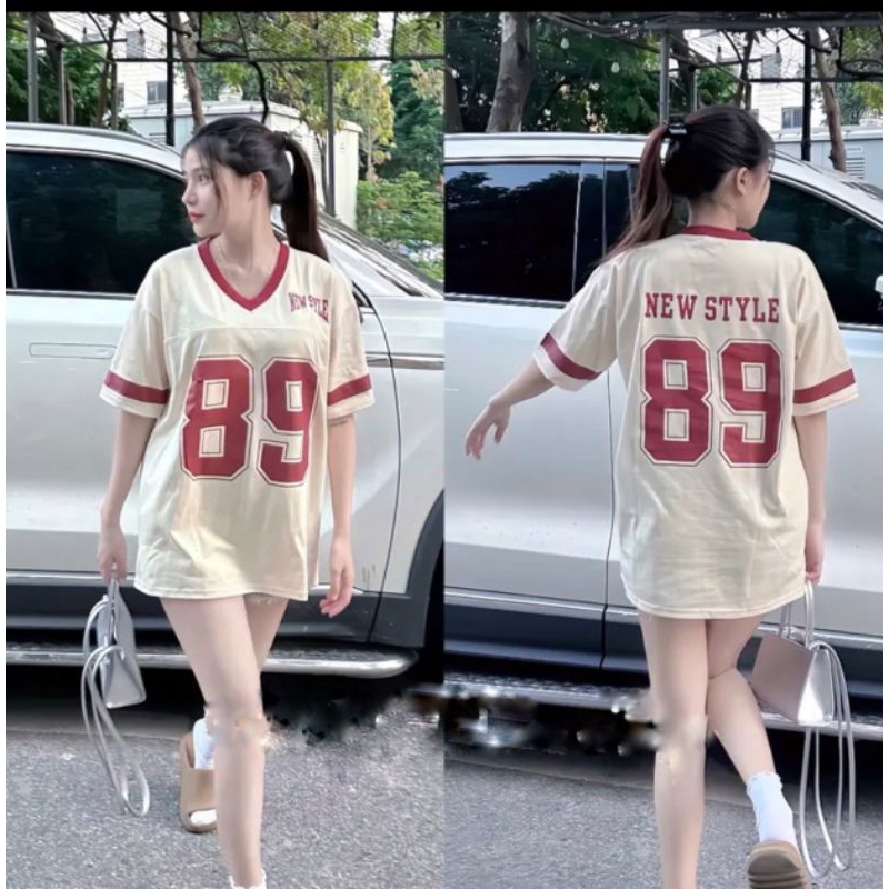 Áo phông cổ tim chất cotton khô 3158 cực mát.