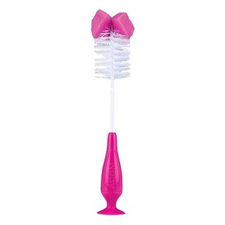 [ 5542 ] Cọ Nuby vệ sinh bình sữa + Kèm cọ nhỏ để rửa núm ty, chân có đế dính