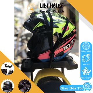 Dây Thun Ràng Cố Định Nón Bảo Hiểm, Ràn Hàng Đa Năng Trên Xe Máy Moto Xe Đạp Xe Điện LIBI House Phụ Kiện Du Lịch
