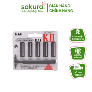 Set dao cạo 2 lưỡi kép kai kai