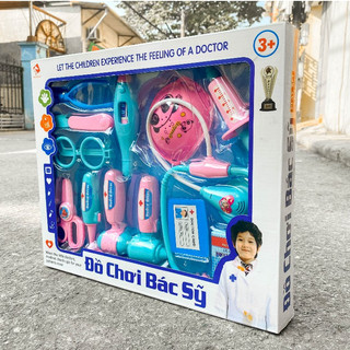 Hộp Đồ Chơi Bác Sỹ Màu Xanh Cho Bé