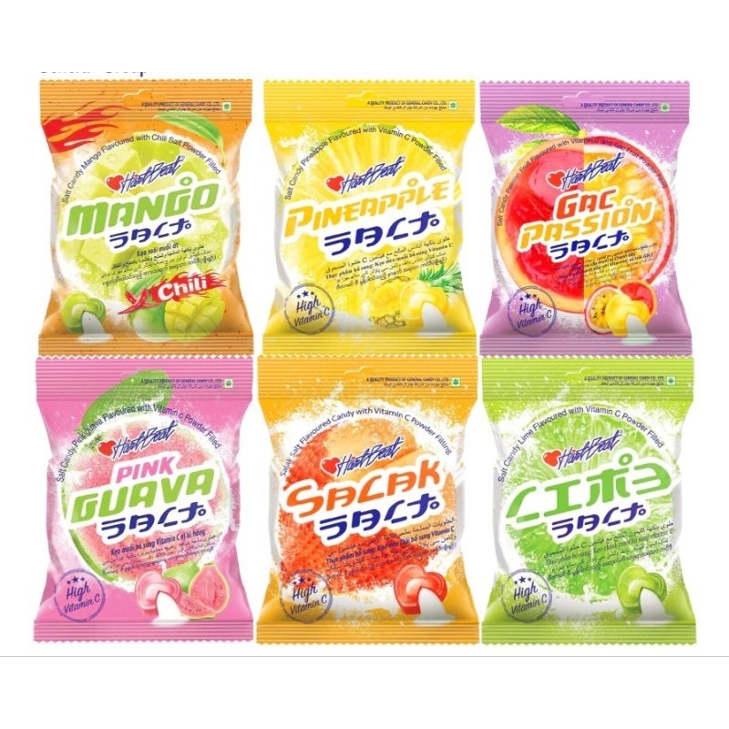 [ 6 Vị ] Kẹo Chanh Muối Thái Lan