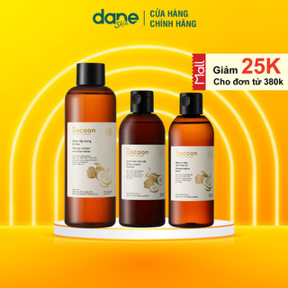 Combo nước tẩy trang bí đao 500ml + gel rửa mặt bí đao 310ml + nước bí đao cân bằng da 310ml cocoon