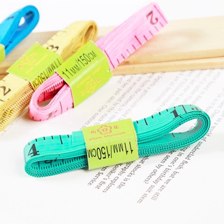 Dây thước đo vòng bụng eo 3 vòng 1,5 mét kiểm tra sức khoẻ