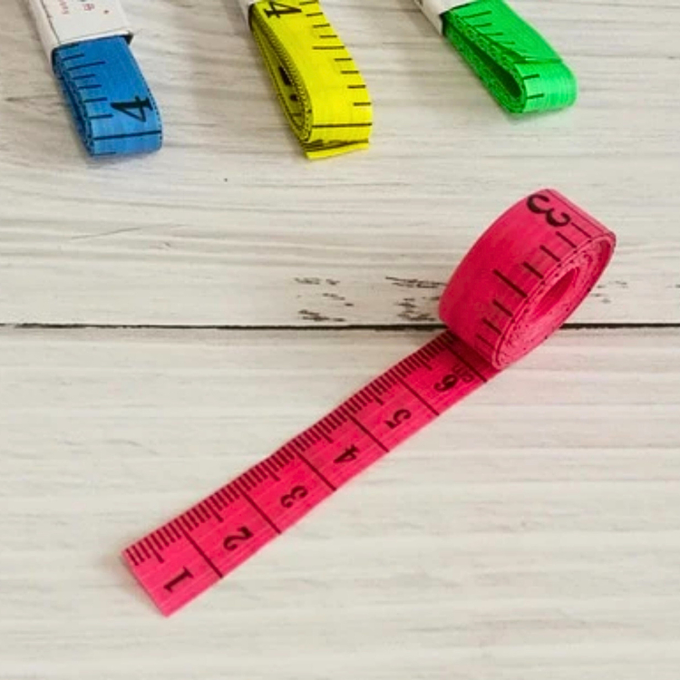 Dây thước đo vòng bụng eo 3 vòng 1,5 mét kiểm tra sức khoẻ