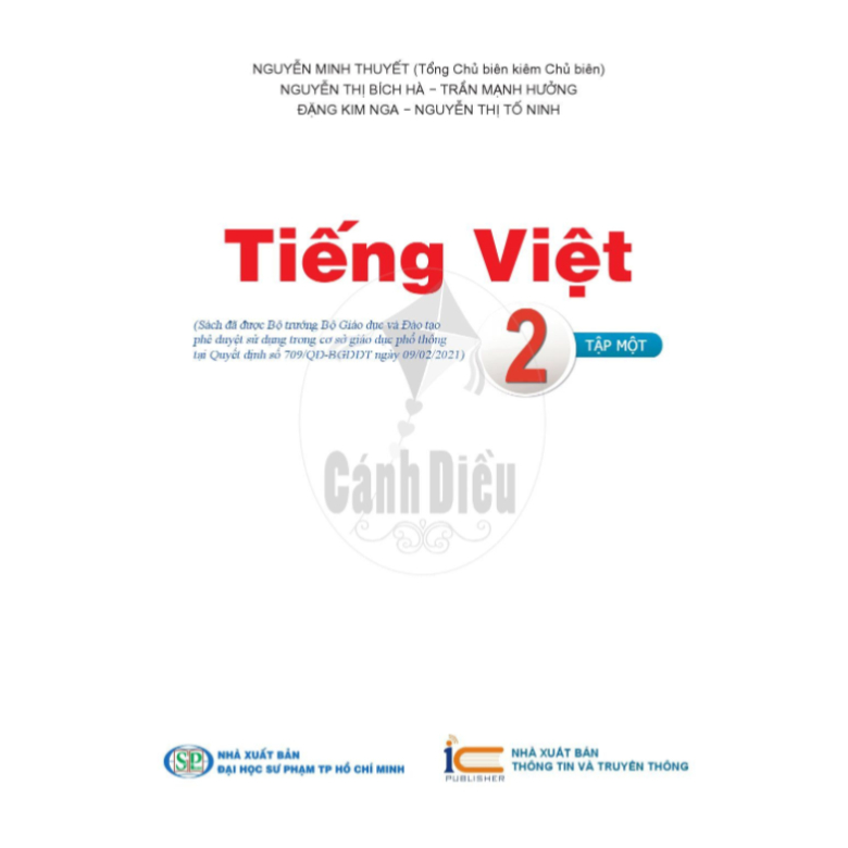 Sách Tiếng Việt Lớp 2 Tập 1 - Cánh Diều