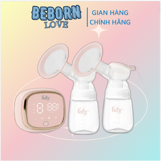 Máy hút sữa điện đôi Resonance 6 plus FATZBABY FB1103VN tích pin sạc kèm 4 chế độ/9 cấp cho mỗi chế độ