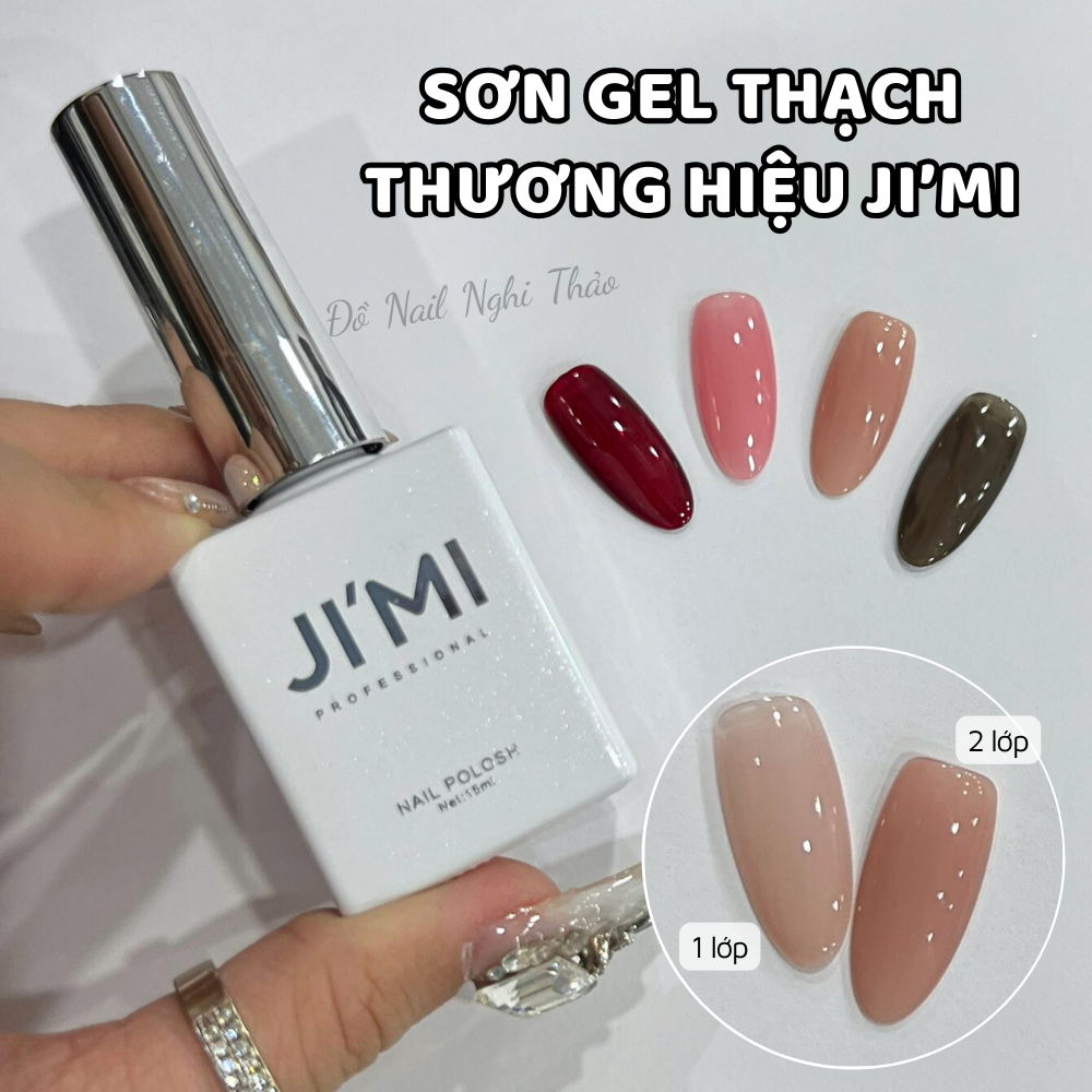 Sơn gel thạch lẻ JIMI 15ml Nghi Thảo