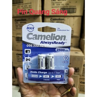 Pin sạc aa 2500mah, aa 2300mah Camelion màu xanh ( 2 viên/vỉ)