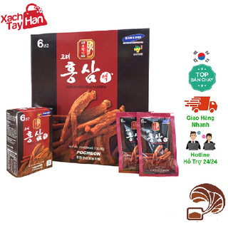 Nước hồng sâm pocheon cao cấp hàn quốc, hộp 30 gói-hq
