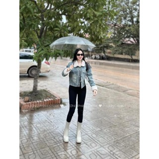 Áo khoác bò lót lông siêu hot trend quảng châu cao cấp