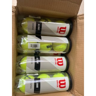 Hàng chuẩn Mỹ - Banh Tennis Wilson hộp 3 banh