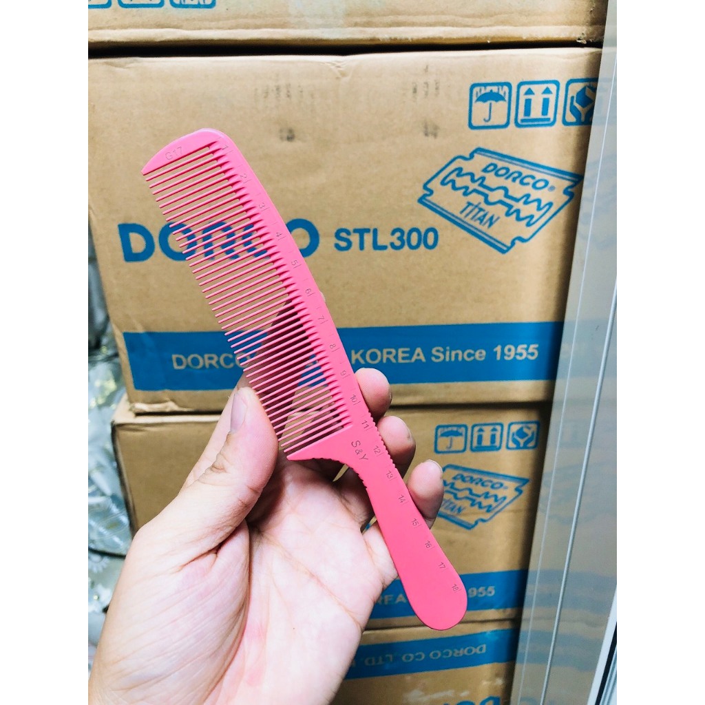 Lược cắt tóc nam hồng mạnh mẽ S&Y