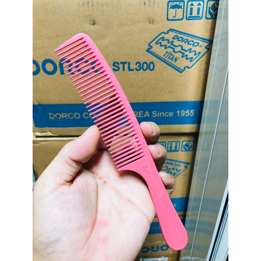 Lược cắt tóc nam hồng mạnh mẽ S&Y