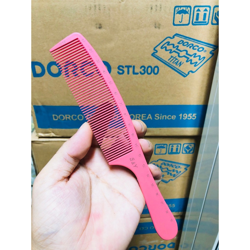 Lược cắt tóc nam hồng mạnh mẽ S&Y