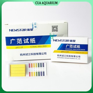 Giấy quỳ tím đo pH 1-14 cho hồ cá , thử pH bể thuỷ sinh