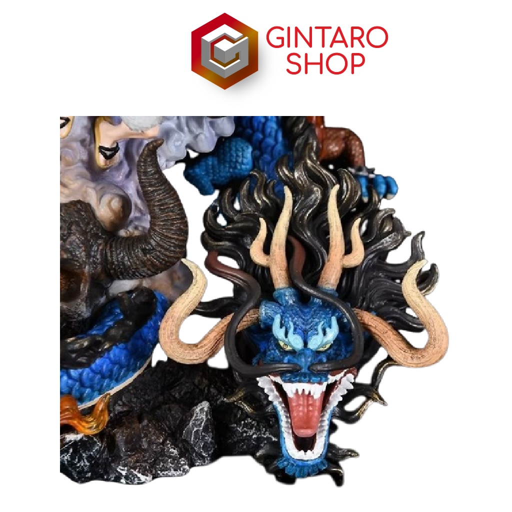 Mô hình nhân vật Luffy Gear 5 phiên bản cưỡi rồng kèm led ẩn cực kỳ đẹp, Mô hình One Piece Luffy Gear 5