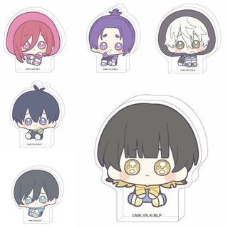 Standee 3cm mini blue lock ver mắt rưng rưng tượng acrylic anime mica chibi mô hình trang trí