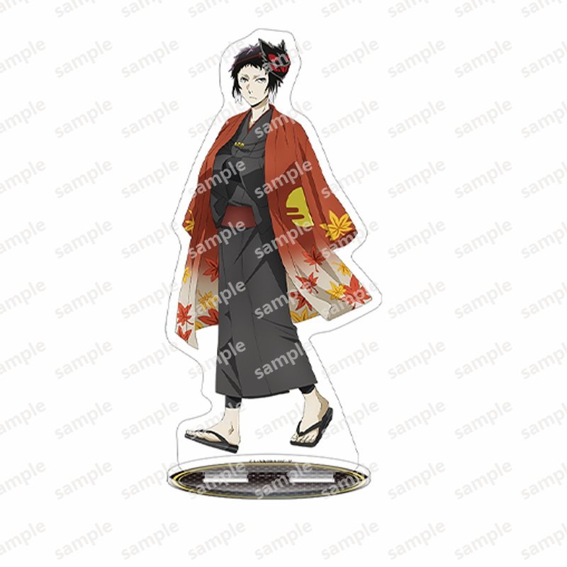 Standee BUNGO STRAYS DOG  ver ĐEO MẶT NẠ mô hình game anime mica trưng bày