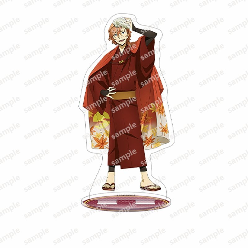 Standee BUNGO STRAYS DOG  ver ĐEO MẶT NẠ mô hình game anime mica trưng bày