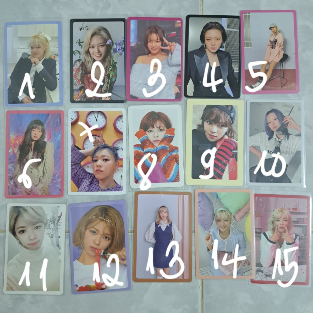 CARD PRE TWICE CHÍNH HÃNG JIHYO JEONGYEON