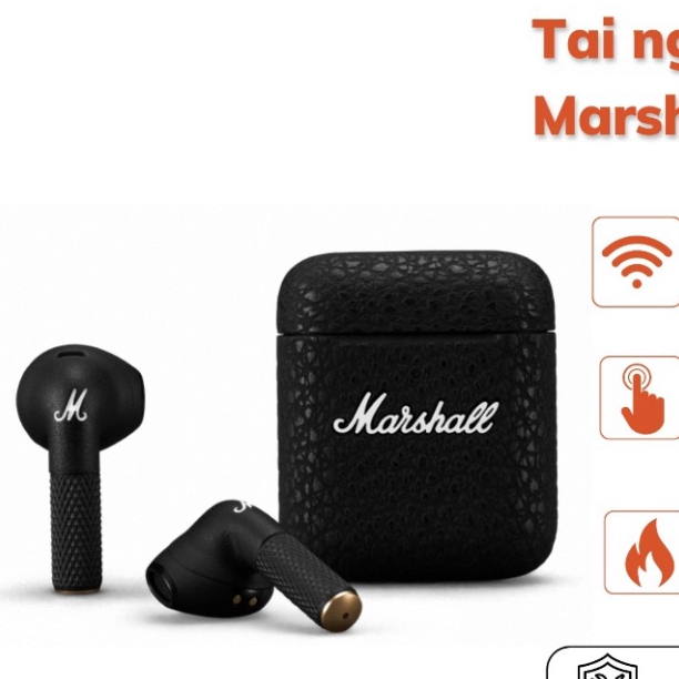 Tai Nghe bluetooth không dây Marshall minor III TWS 5.0 - Âm Thanh Nổi,Chất Lượng Cao,Hiện Đại,Kèm sạc - HOT