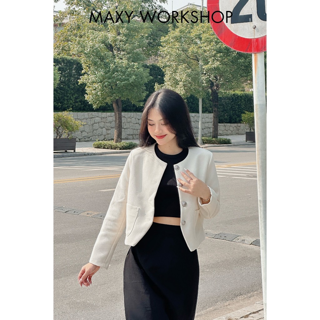 Áo ba lỗ croptop thun gân Tanktop Tee Maxy Workshop
