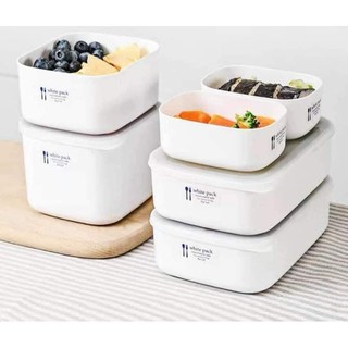 Hộp nhựa đựng thực phẩm White pack Nhật Bản