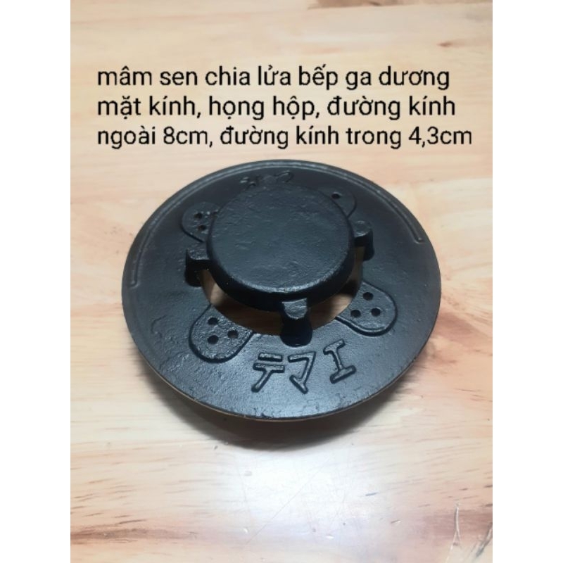 MÂM SEN CHIA LỬA BẾP GA DƯƠNG MẶT KÍNH