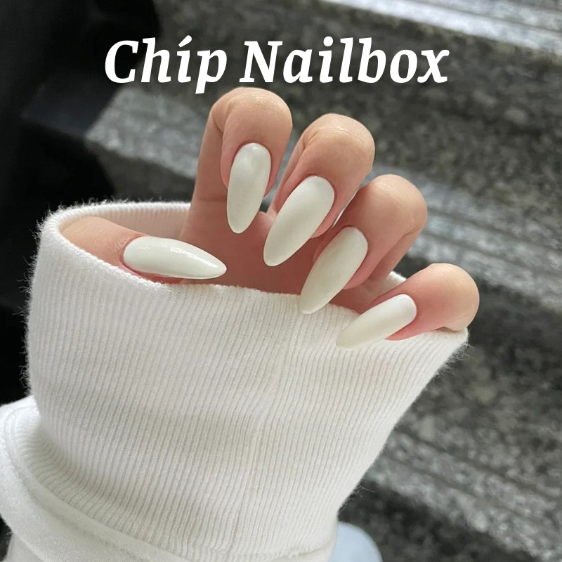 Set 24 móng tay giả D1053 dáng móng dài