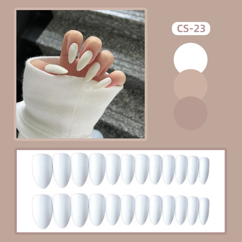 Set 24 móng tay giả D1053 dáng móng dài