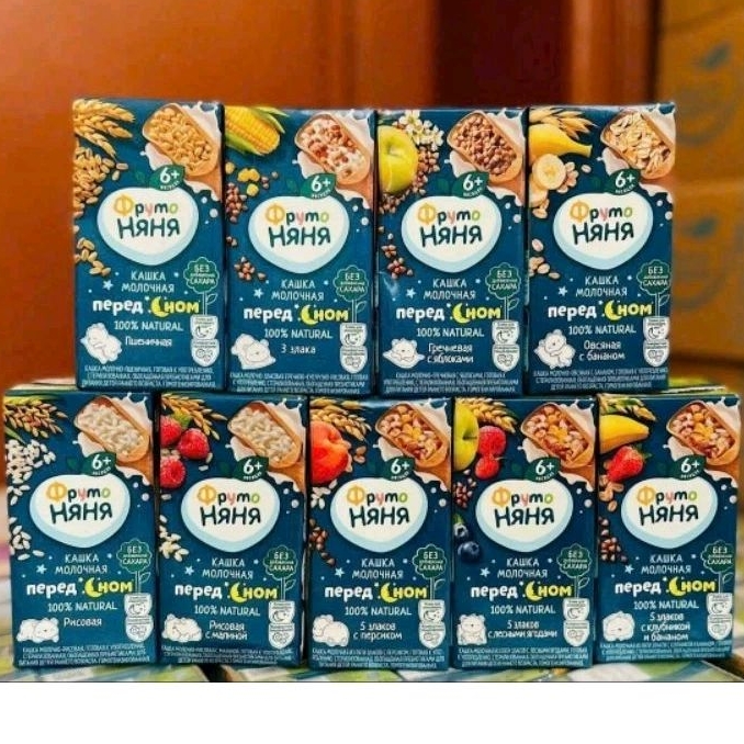 COMBO 1 THÙNG 18 HỘP SỮA ĐÊM FRUTO NYANYA 200ML CHO BÉ TỪ 6 ĐẾN 36 THÁNG TUỔI date 2024