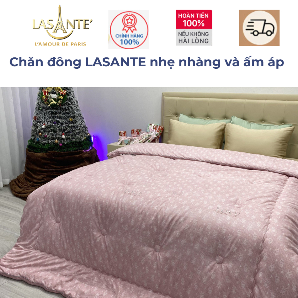 Chăn đông Lasante - Pháp nhập khẩu đắp trực tiếp hoặc lồng vỏ bảo hành 12 tháng