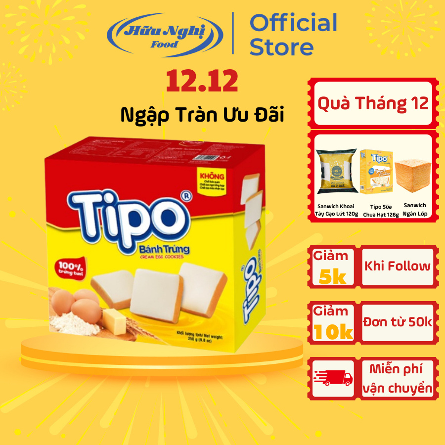 Bánh Tipo trứng nướng 250g