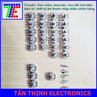 Combo full Biến trở ATE.C(volume Chiết áp) + công tắc bướm thay thế Amply Karaoke Jarguar Boston Arirang Paramax Nanomax