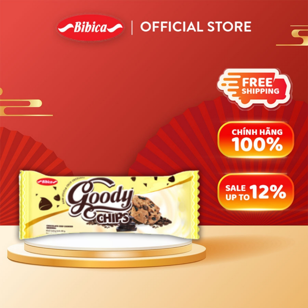 Bánh Goody Chip Socola Bibica 80g