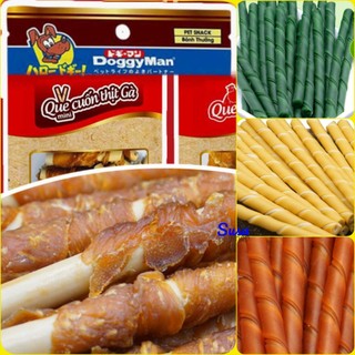 DoggyMan- Xương gặm, Que cuốn thịt gà, Bánh thưởng cho Chó (Nhật)