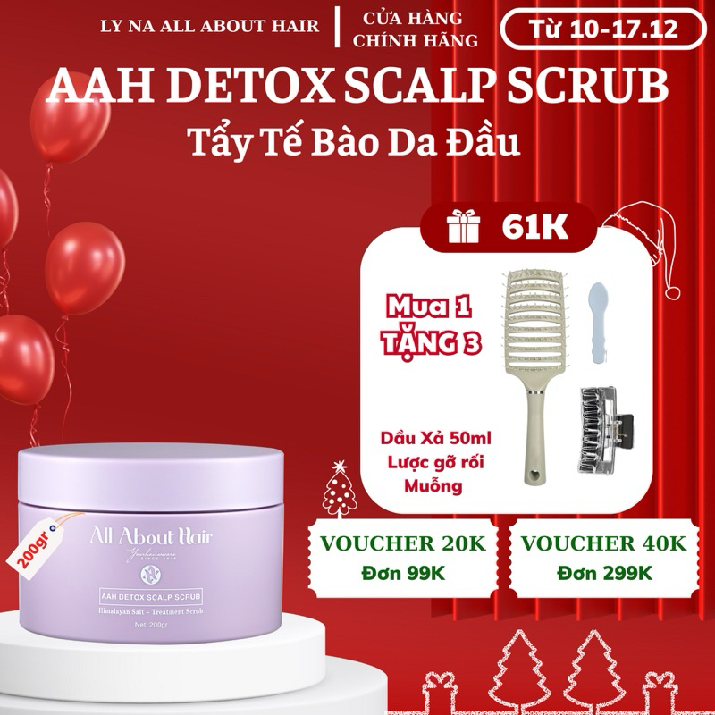 TẨY TẾ BÀO CHẾT DA ĐẦU - AAH SCALP SCRUB - All About Hair